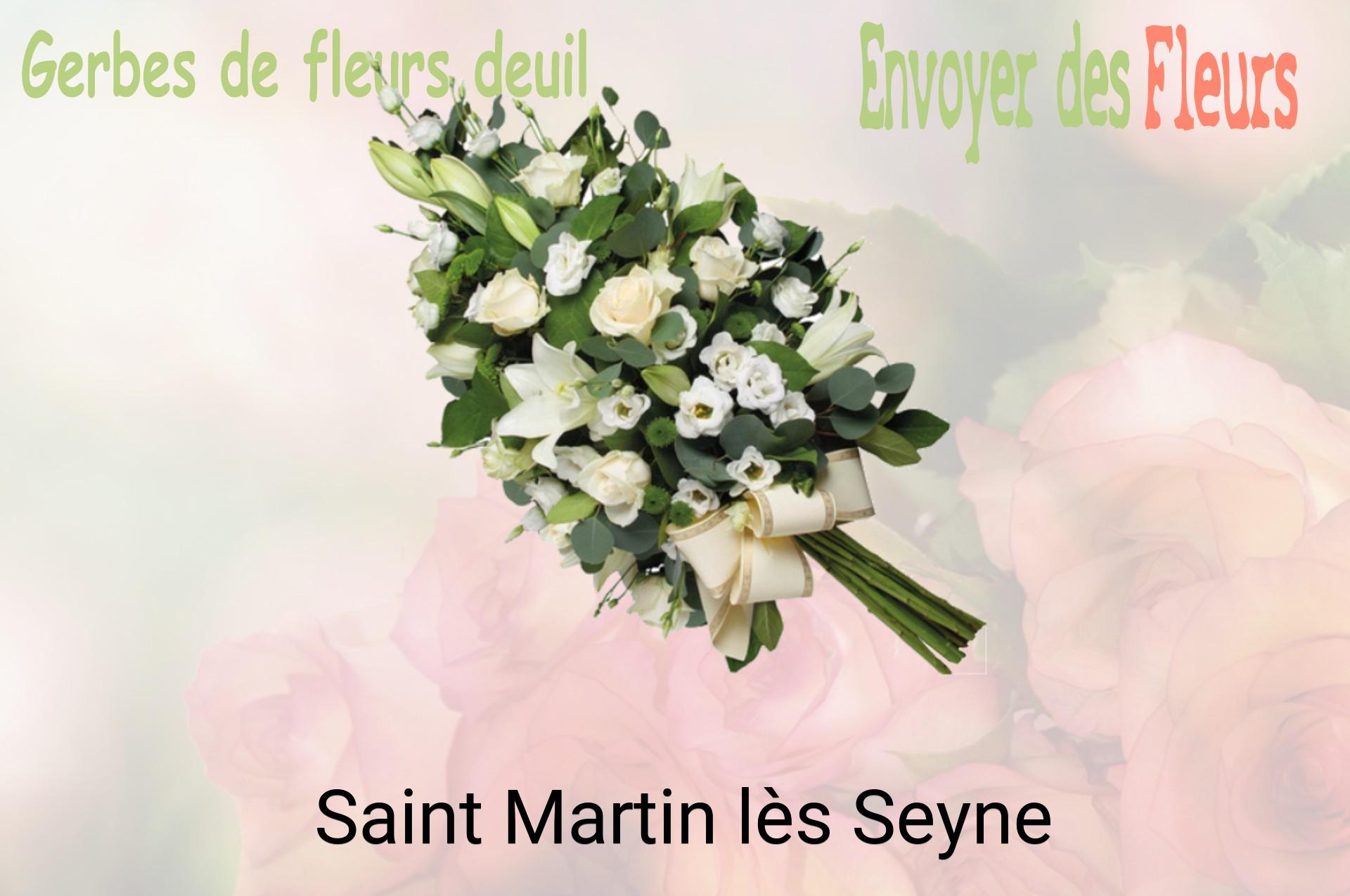 Gerbe de fleurs de deuil livrée à Saint-Martin-lès-Seyne